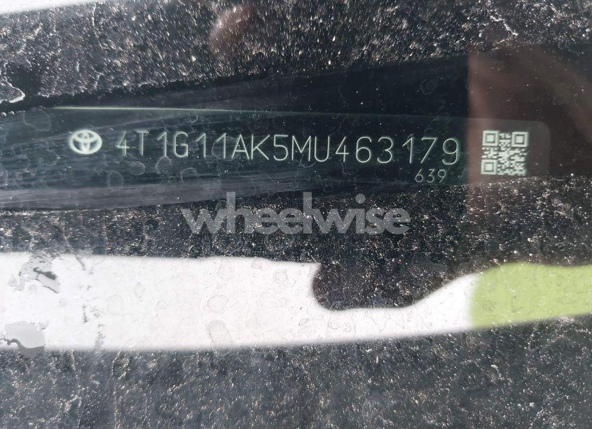 Photo 9 of 2021 Toyota Camry SE (VIN 4T1G11AK5MU463179)