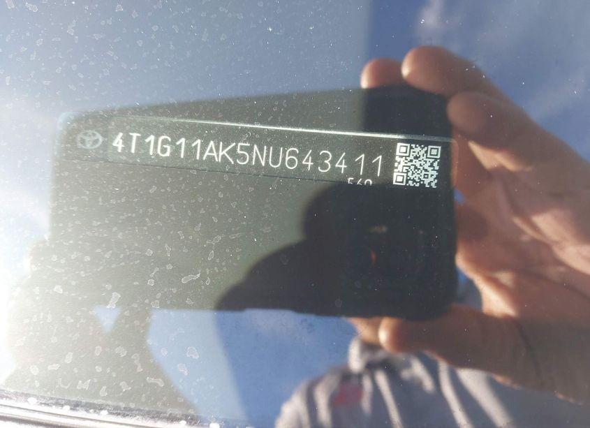 Photo 9 of 2022 Toyota Camry SE (VIN 4T1G11AK5NU643411)