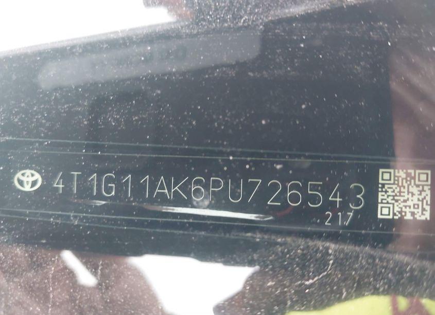 Photo 9 of 2023 Toyota Camry SE (VIN 4T1G11AK6PU726543)