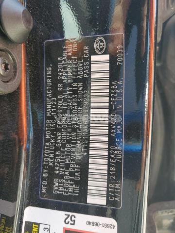 Photo 3 of 2024 TOYOTA CAMRY SE NIGHT SHADE (VIN 4T1G11AK6RU879233)