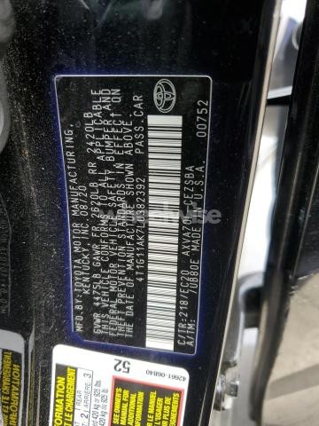 Photo 11 of 2020 TOYOTA CAMRY SE (VIN 4T1G11AK7LU382392)