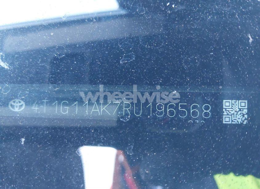 Photo 9 of 2024 Toyota Camry SE (VIN 4T1G11AK7RU196568)