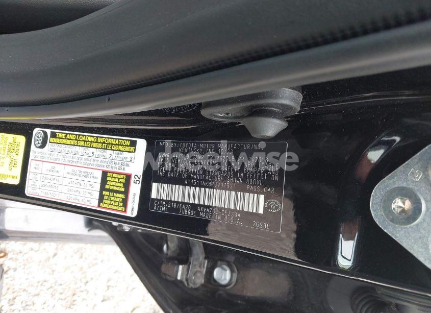 Photo 9 of 2024 Toyota Camry SE (VIN 4T1G11AK8RU207531)