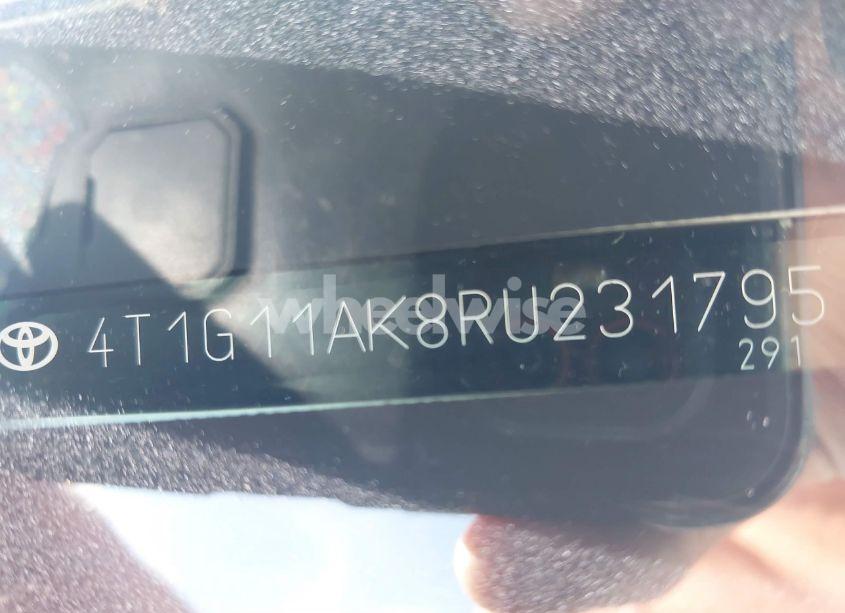 Photo 9 of 2024 Toyota Camry SE (VIN 4T1G11AK8RU231795)