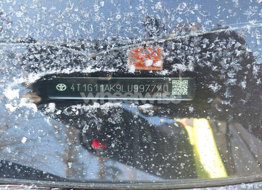 Photo 9 of 2020 Toyota Camry SE (VIN 4T1G11AK9LU997770)