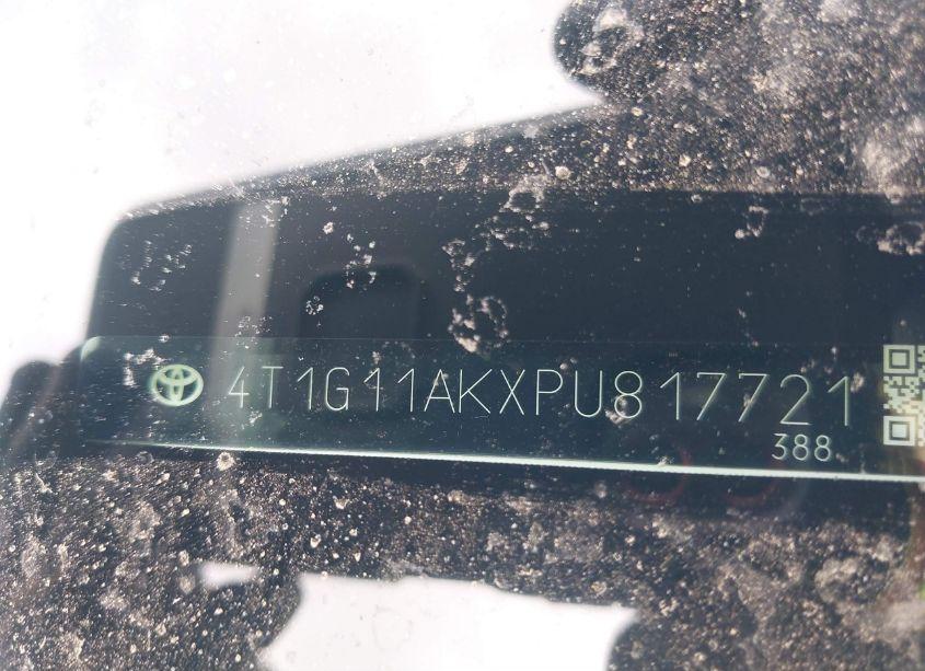 Photo 9 of 2023 Toyota Camry SE (VIN 4T1G11AKXPU817721)