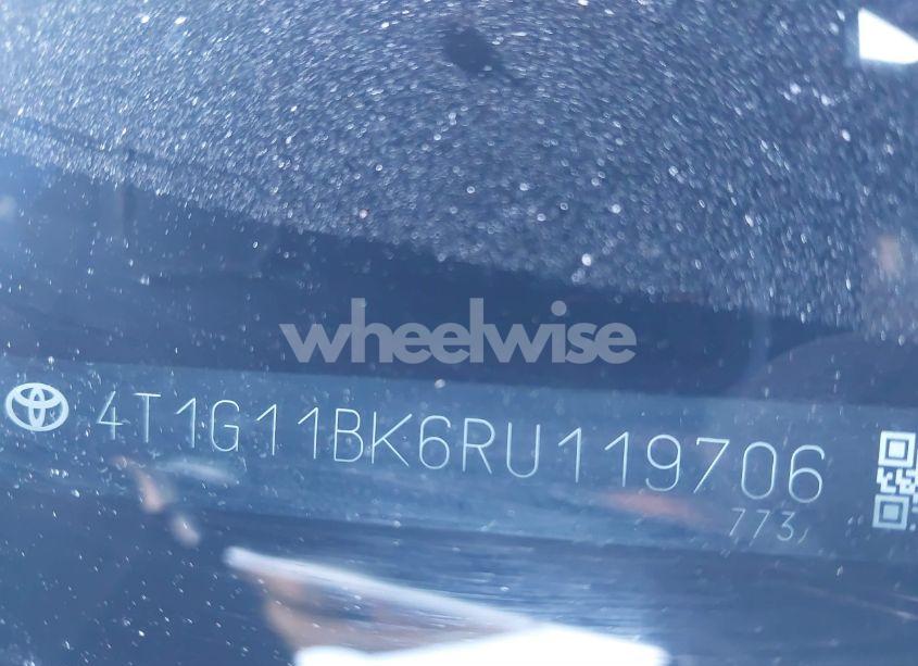 Photo 9 of 2024 Toyota Camry SE (VIN 4T1G11BK6RU119706)