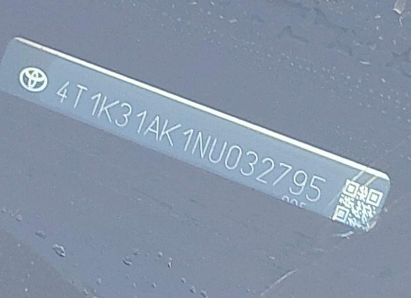 Photo 9 of 2022 Toyota Camry XSE HYBRID (VIN 4T1K31AK1NU032795)