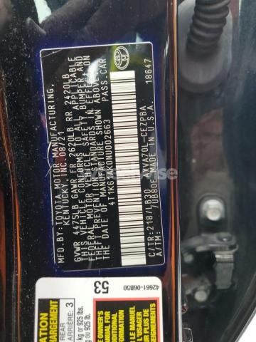 Photo 12 of 2022 TOYOTA CAMRY XSE (VIN 4T1K61AK0NU002663)