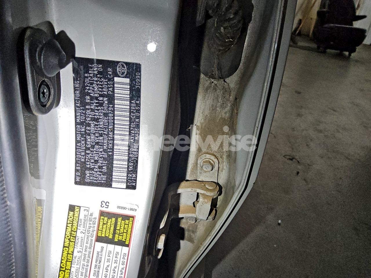 Photo 13 of 2022 TOYOTA CAMRY XSE (VIN 4T1K61AK1NU008794)