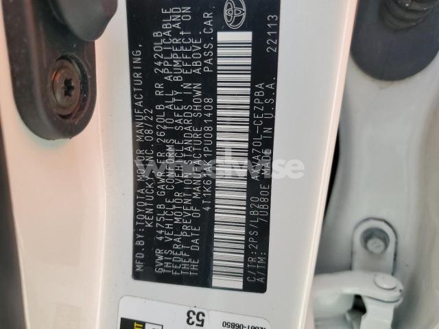 Photo 4 of 2023 TOYOTA CAMRY XSE (VIN 4T1K61AK1PU081408)