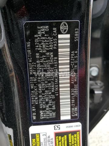 Photo 9 of 2022 TOYOTA CAMRY XSE (VIN 4T1K61AK2NU714978)