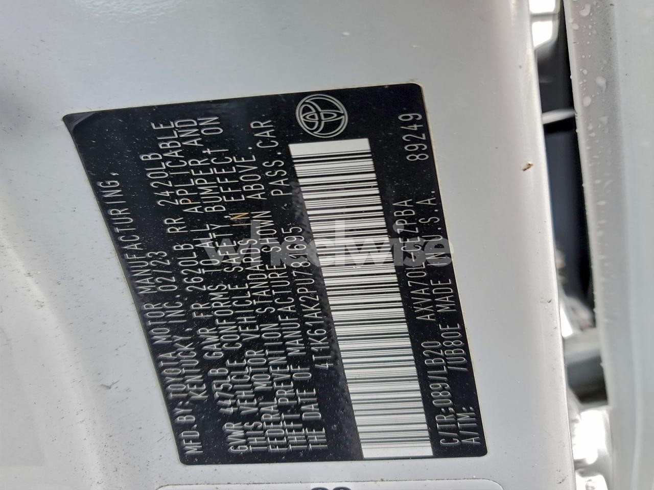 Photo 13 of 2023 TOYOTA CAMRY XSE (VIN 4T1K61AK2PU781695)