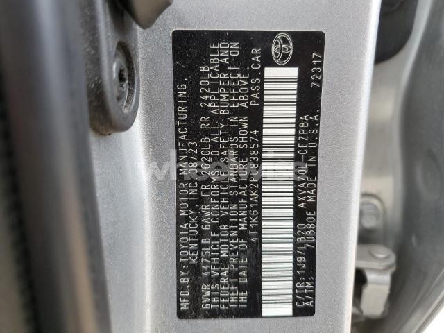 2023 TOYOTA CAMRY XSE (VIN 4T1K61AK2PU838574) main photo