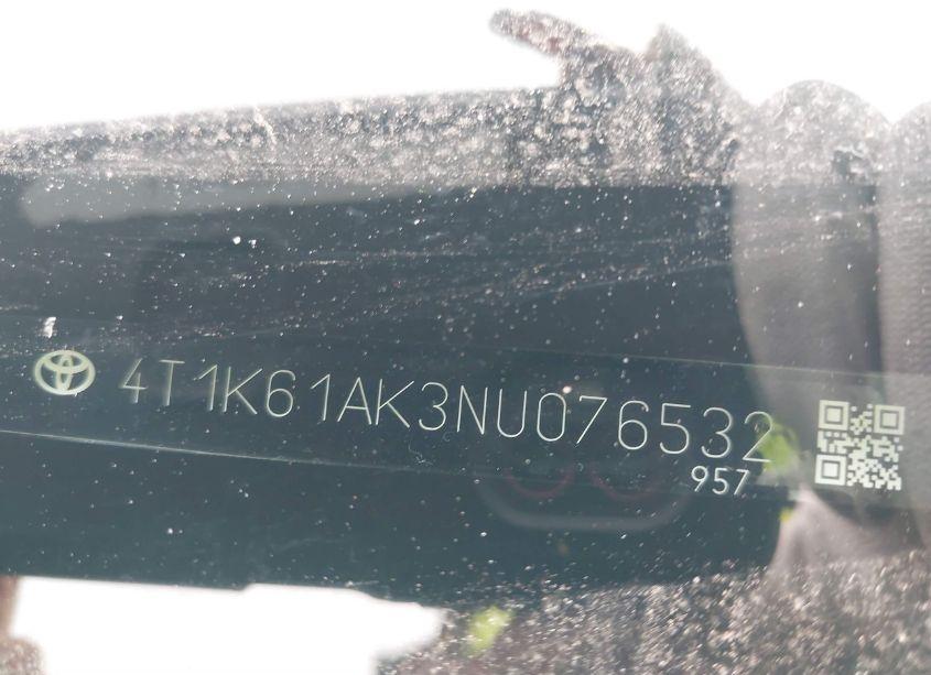 Photo 9 of 2022 Toyota Camry XSE (VIN 4T1K61AK3NU076532)