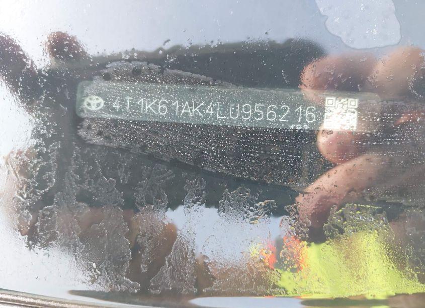 Photo 9 of 2020 Toyota Camry XSE (VIN 4T1K61AK4LU956216)