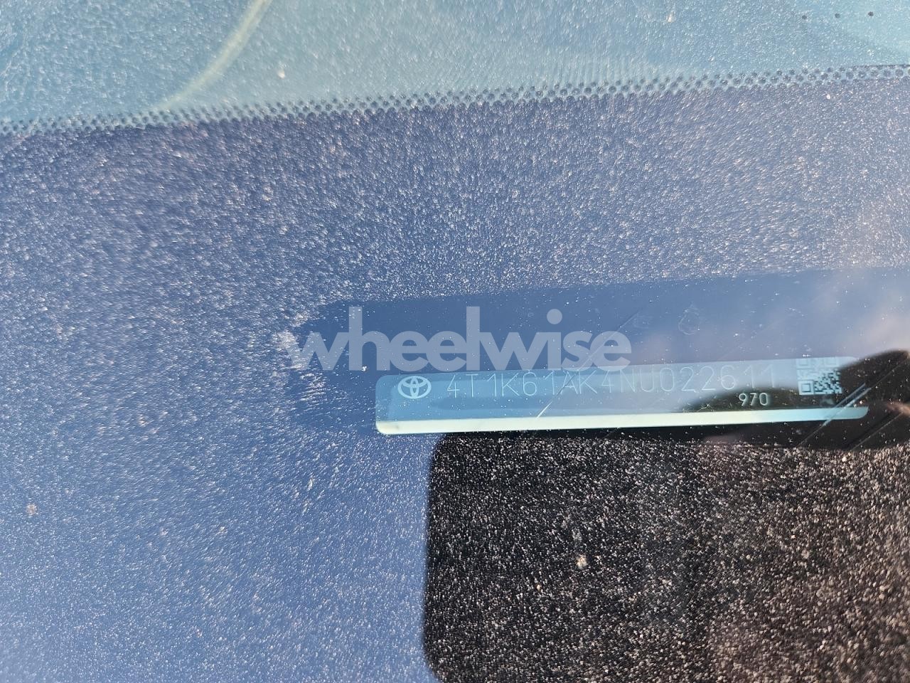 Photo 12 of 2022 TOYOTA CAMRY XSE (VIN 4T1K61AK4NU022611)