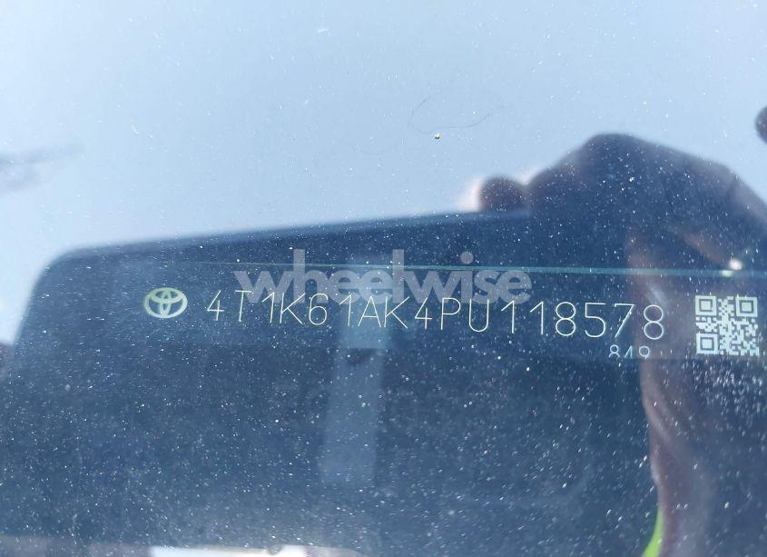 Photo 9 of 2023 Toyota Camry XSE (VIN 4T1K61AK4PU118578)