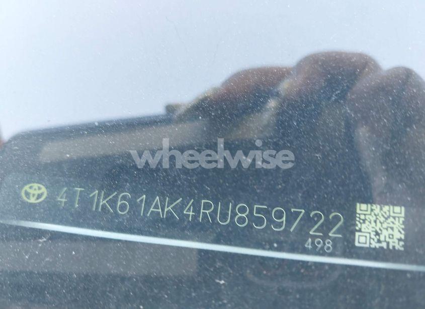 Photo 9 of 2024 Toyota Camry XSE (VIN 4T1K61AK4RU859722)