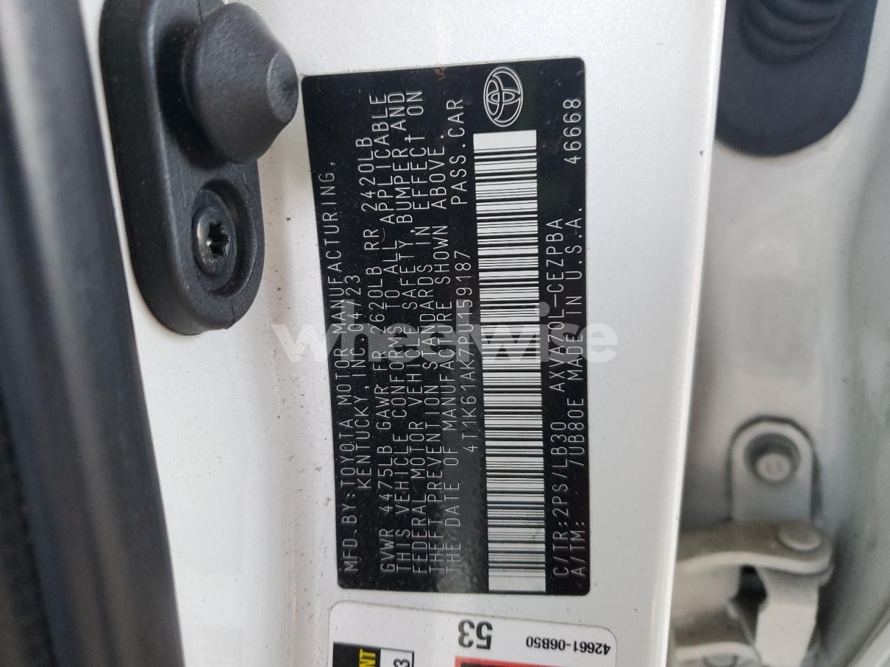 Photo 12 of 2023 TOYOTA CAMRY XSE (VIN 4T1K61AK7PU159187)