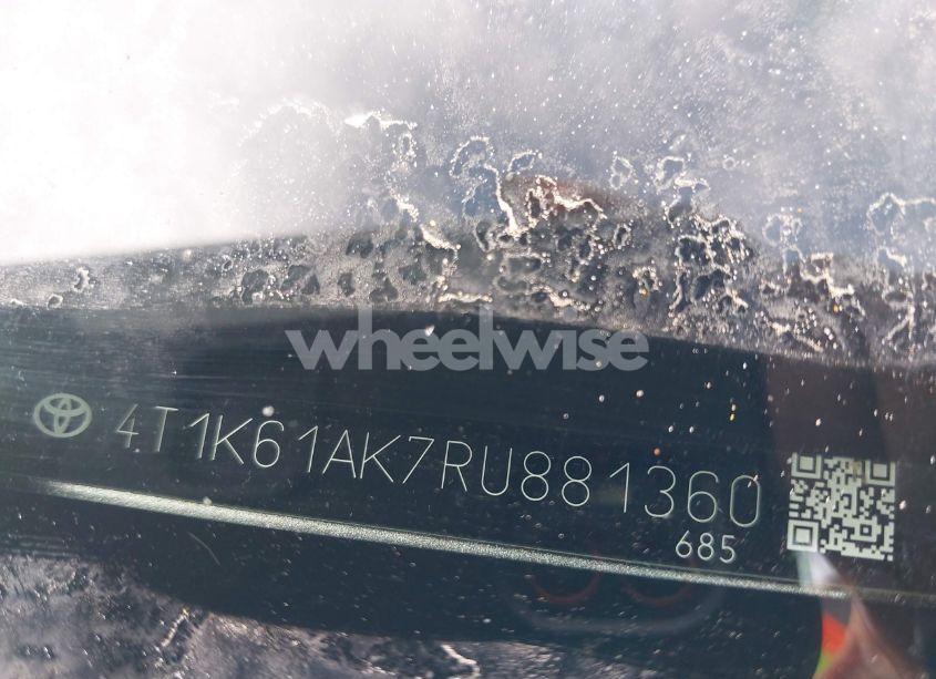 Photo 9 of 2024 Toyota Camry XSE (VIN 4T1K61AK7RU881360)