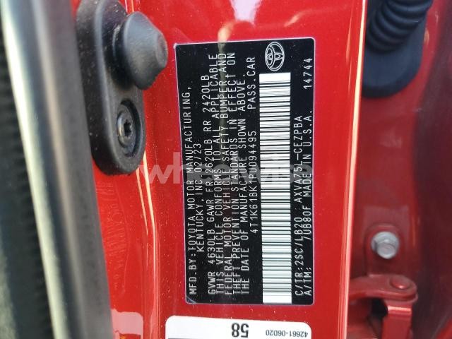 Photo 9 of 2023 TOYOTA CAMRY XSE (VIN 4T1K61BK1PU094495)