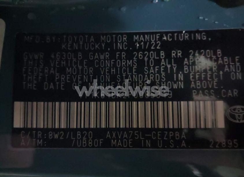 Photo 9 of 2023 Toyota Camry XSE AWD (VIN 4T1K61BK2PU085319)