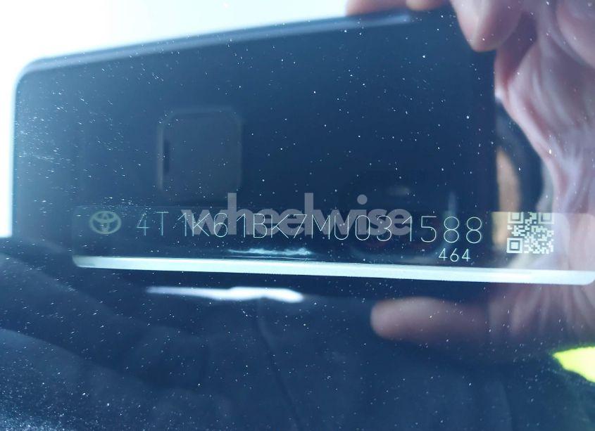 Photo 9 of 2021 Toyota Camry XSE AWD (VIN 4T1K61BK7MU031588)