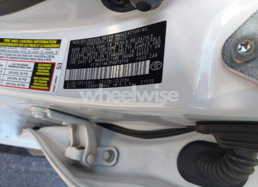 Photo 9 of 2023 Toyota Camry TRD (VIN 4T1KZ1AK3PU072748)