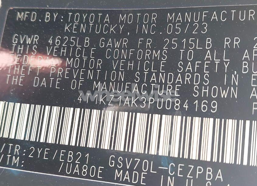 Photo 9 of 2023 Toyota Camry TRD (VIN 4T1KZ1AK3PU084169)