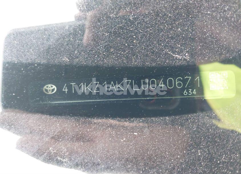 Photo 17 of 2020 Toyota Camry XSE V6 (VIN 4T1KZ1AK7LU040671)