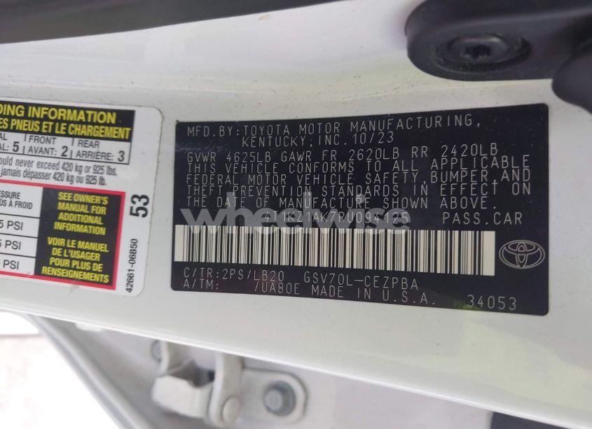 Photo 9 of 2024 Toyota Camry TRD V6/XSE V6 (VIN 4T1KZ1AK7RU094125)