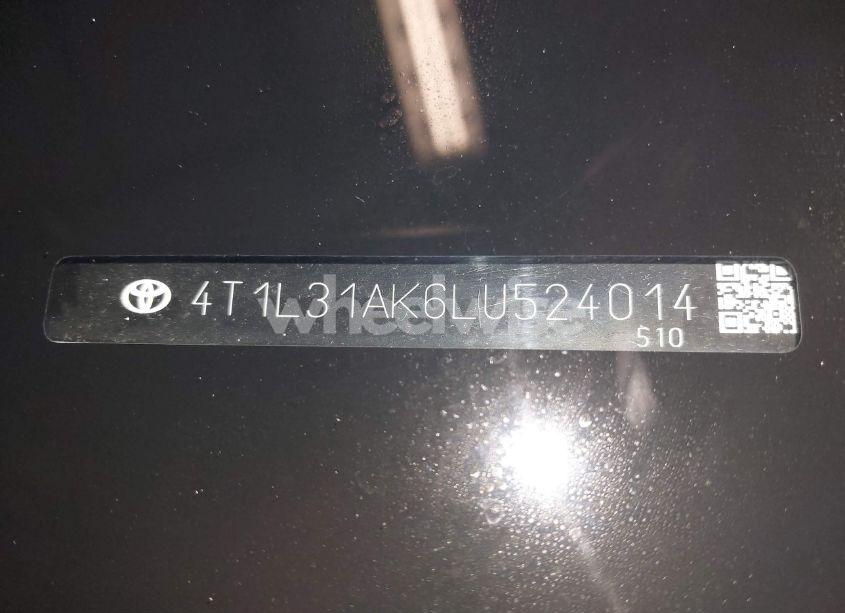 Photo 17 of 2020 Toyota Camry LE HYBRID (VIN 4T1L31AK6LU524014)