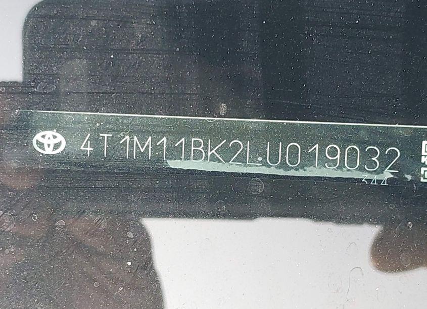 Photo 9 of 2020 Toyota Camry SE AWD (VIN 4T1M11BK2LU019032)