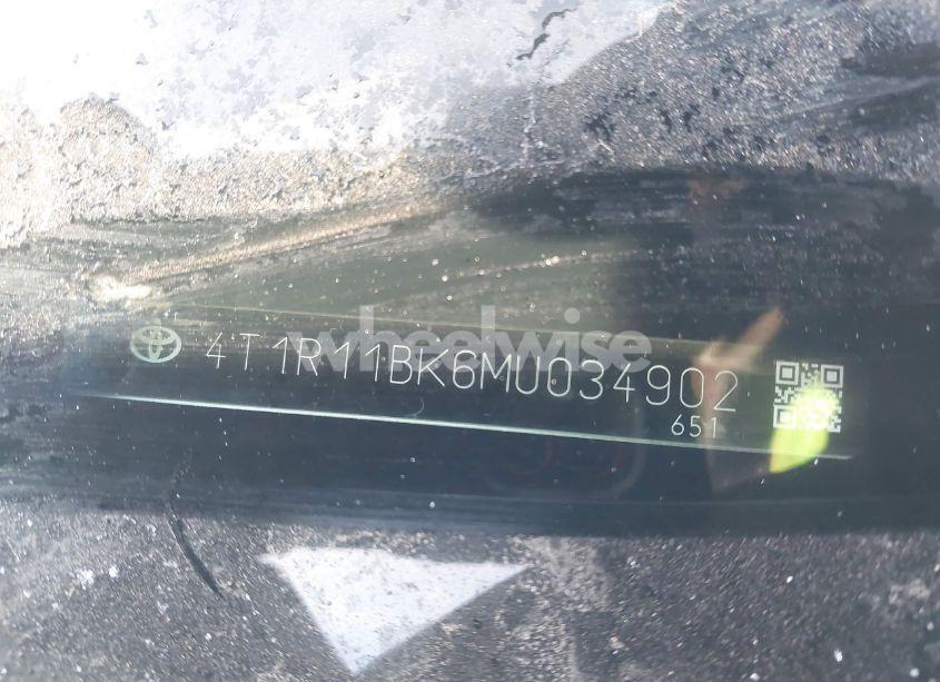 Photo 9 of 2021 Toyota Camry LE AWD (VIN 4T1R11BK6MU034902)