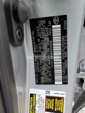 Photo 10 of 2022 TOYOTA CAMRY NIGHT SHADE (VIN 4T1S11AK3NU048289)