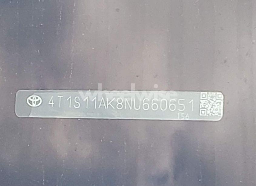 Photo 9 of 2022 Toyota Camry SE (VIN 4T1S11AK8NU660651)