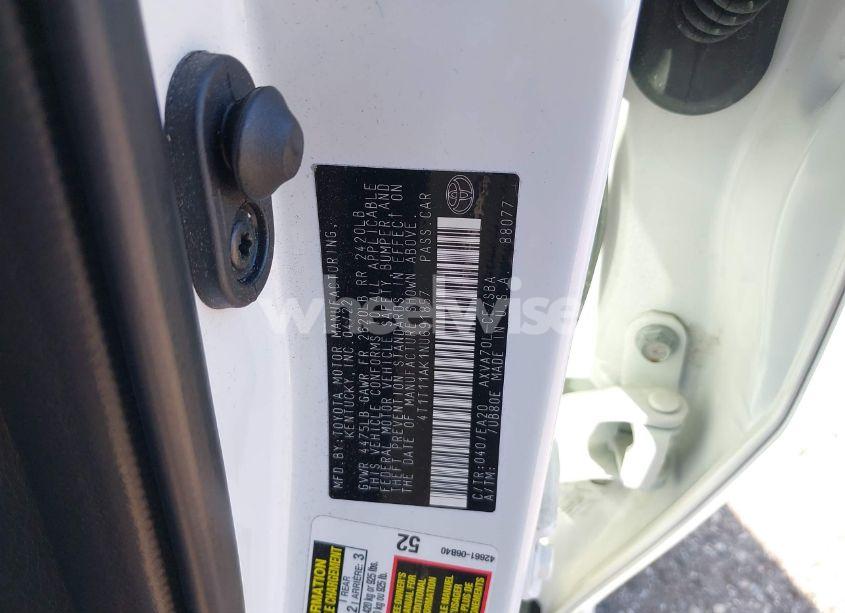 Photo 9 of 2022 Toyota Camry SE (VIN 4T1T11AK1NU691857)