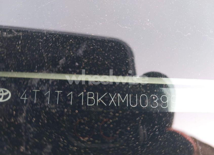 Photo 9 of 2021 Toyota Camry SE AWD (VIN 4T1T11BKXMU039932)