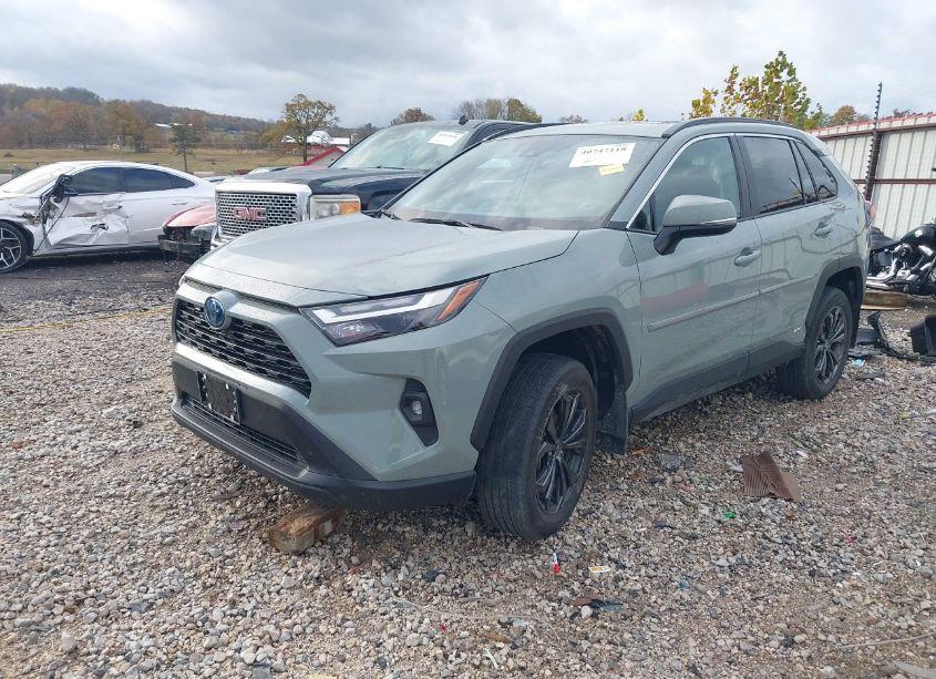 Photo 2 of 2023 Toyota Rav4 HYBRID XLE PREMIUM (VIN 4T3B6RFV1PU128607)