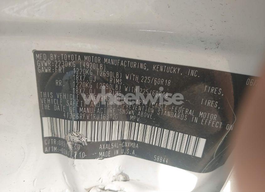 Photo 9 of 2024 Toyota Rav4 HYBRID XLE PREMIUM (VIN 4T3B6RFV1RU163120)