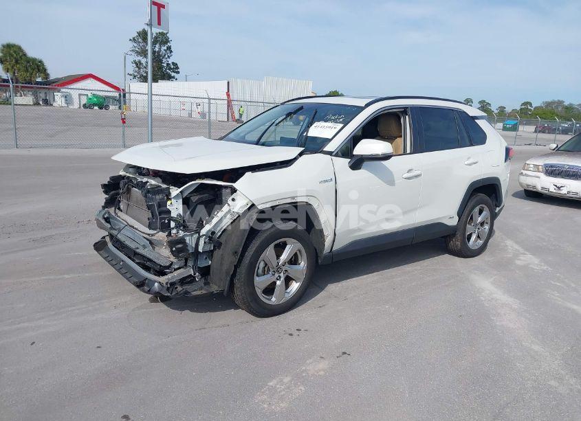 Photo 2 of 2021 Toyota Rav4 HYBRID XLE PREMIUM (VIN 4T3B6RFV4MU046155)