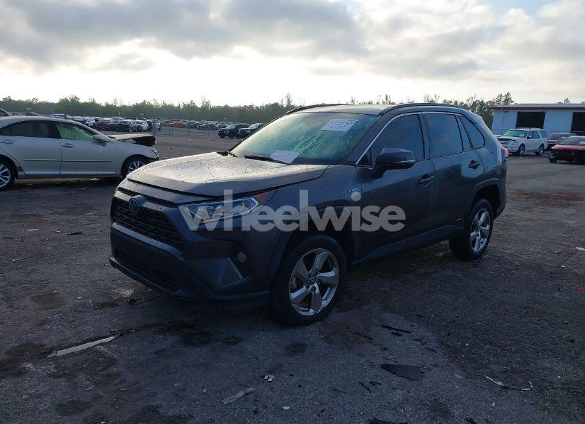Photo 2 of 2021 Toyota Rav4 HYBRID XLE PREMIUM (VIN 4T3B6RFV7MU035778)