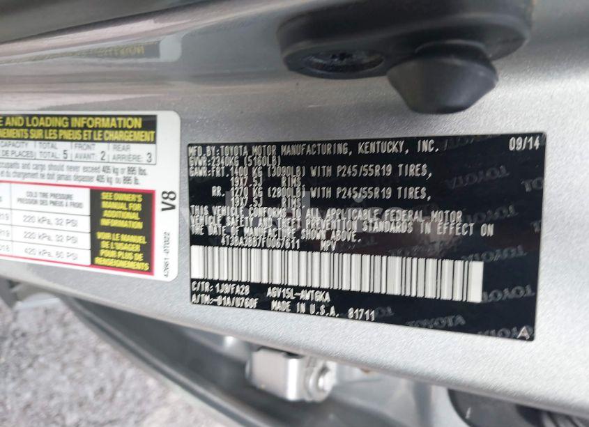 Photo 9 of 2015 Toyota Venza LE (VIN 4T3BA3BB7FU067611)