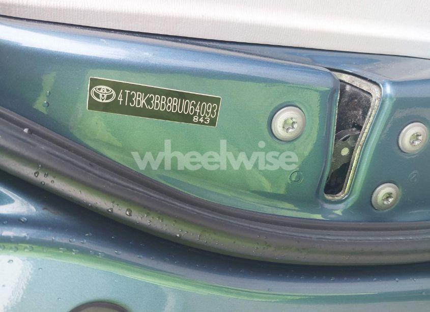 Photo 9 of 2011 Toyota Venza BASE V6 (VIN 4T3BK3BB8BU064093)