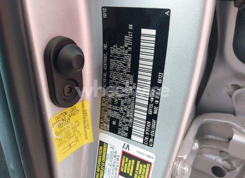 Photo 9 of 2013 Toyota Venza LE V6 (VIN 4T3BK3BBXDU080444)