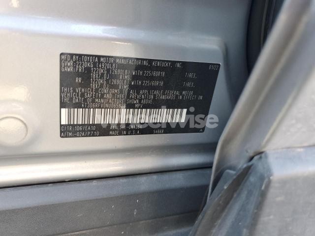 2022 TOYOTA RAV4 LIMITED (VIN 4T3D6RFV0NU065828) main photo