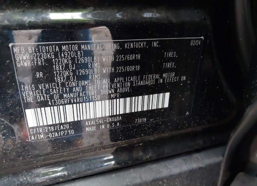 Photo 9 of 2024 Toyota Rav4 HYBRID LIMITED (VIN 4T3D6RFV4RU151150)