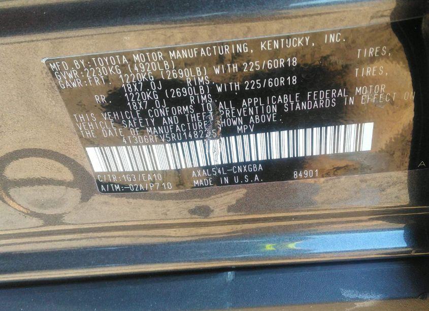 Photo 9 of 2024 Toyota Rav4 HYBRID LIMITED (VIN 4T3D6RFV5RU148225)