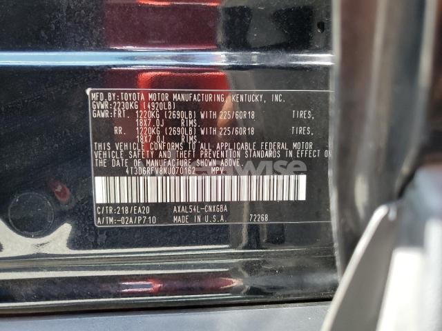 Photo 14 of 2022 TOYOTA RAV4 LIMITED (VIN 4T3D6RFV8NU070162)